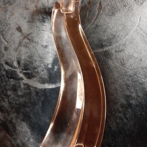 EXQUISITE Rogaska Crystal Made in Slovenia 8" Curved Single Candle Holder.